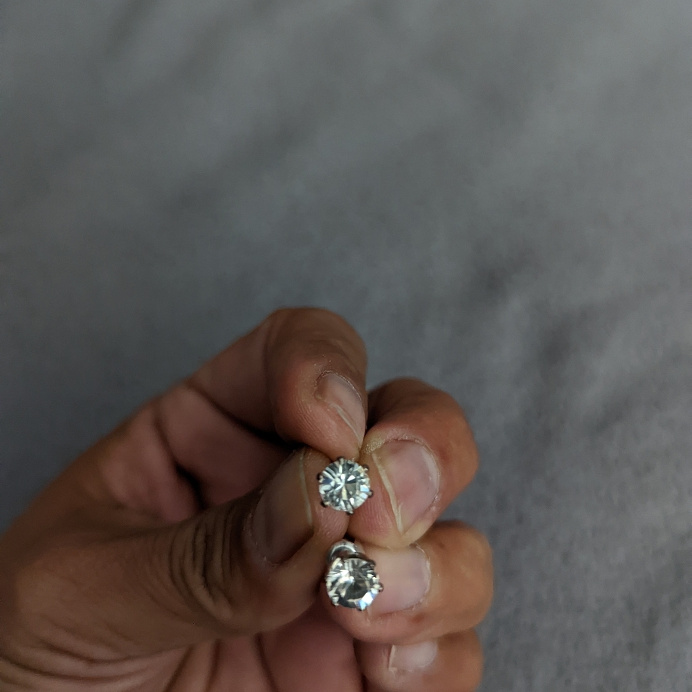 Rhinestone earrings
